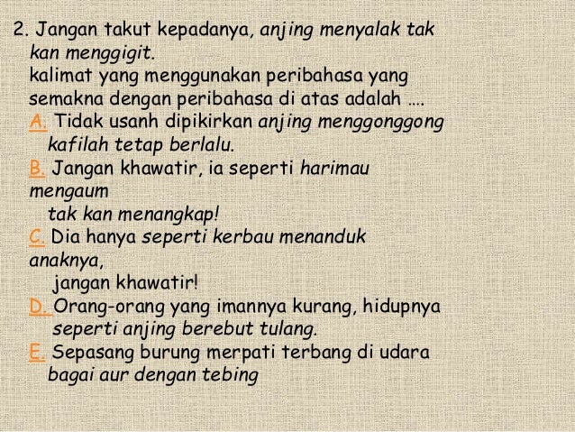 Ungkapan Peribahasa Kata Baku Kata Serapantugas Bahasa Indonesia