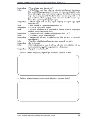 Tugas bahasa indonesia kelas x pertemuan 1 | PDF