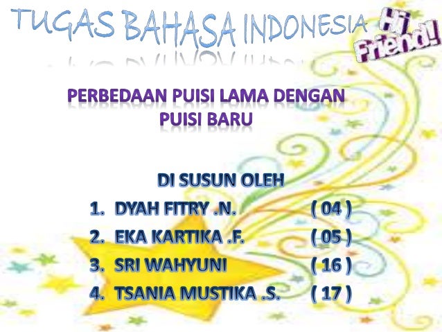 Dapatkan Gambar Perbedaan Puisi Lama Dengan Puisi Baru Terbaru oleh Kata Cinta