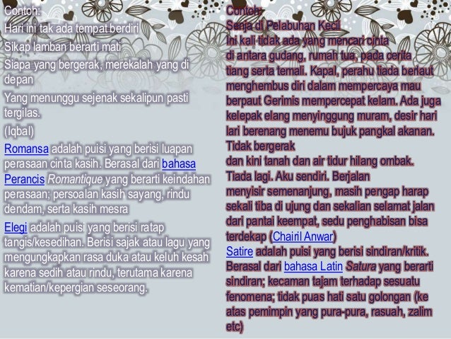 Perbedaan Puisi Lama dengan Puisi Baru