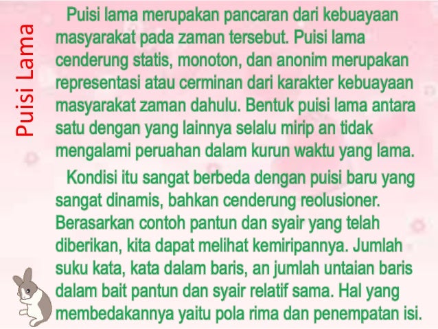 Unduh Gratis Gambar Perbedaan Puisi Lama Dengan Puisi Baru Terkeren oleh KataCinta.Co