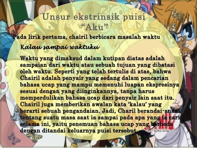 Tugas bahasa indonesia menganalisis unsur intrinsik dan 