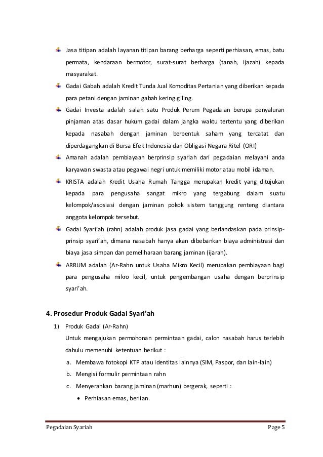 Pegadaian Syariah Pegadaian Syariah