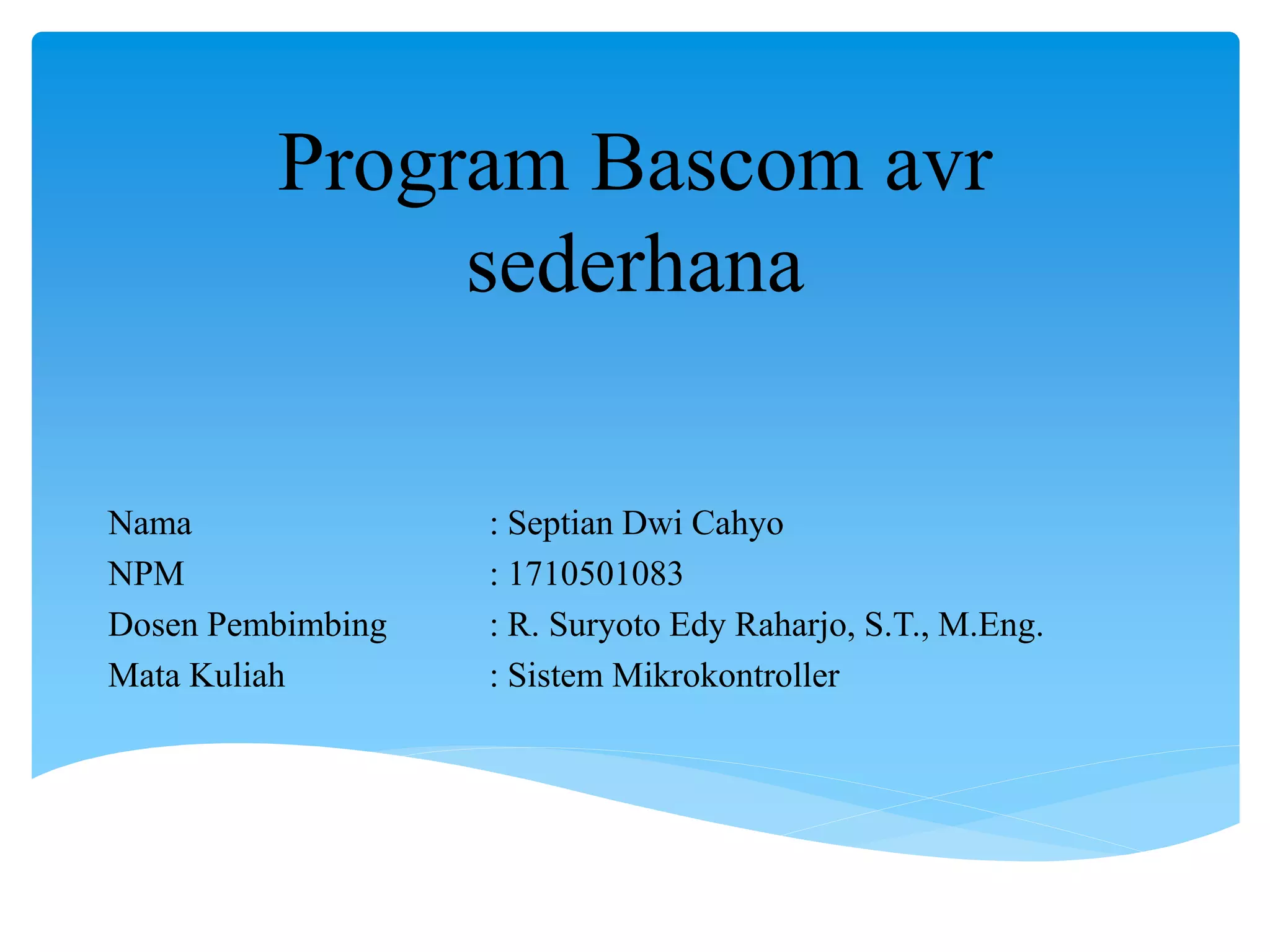 Tugas bascom | PPT