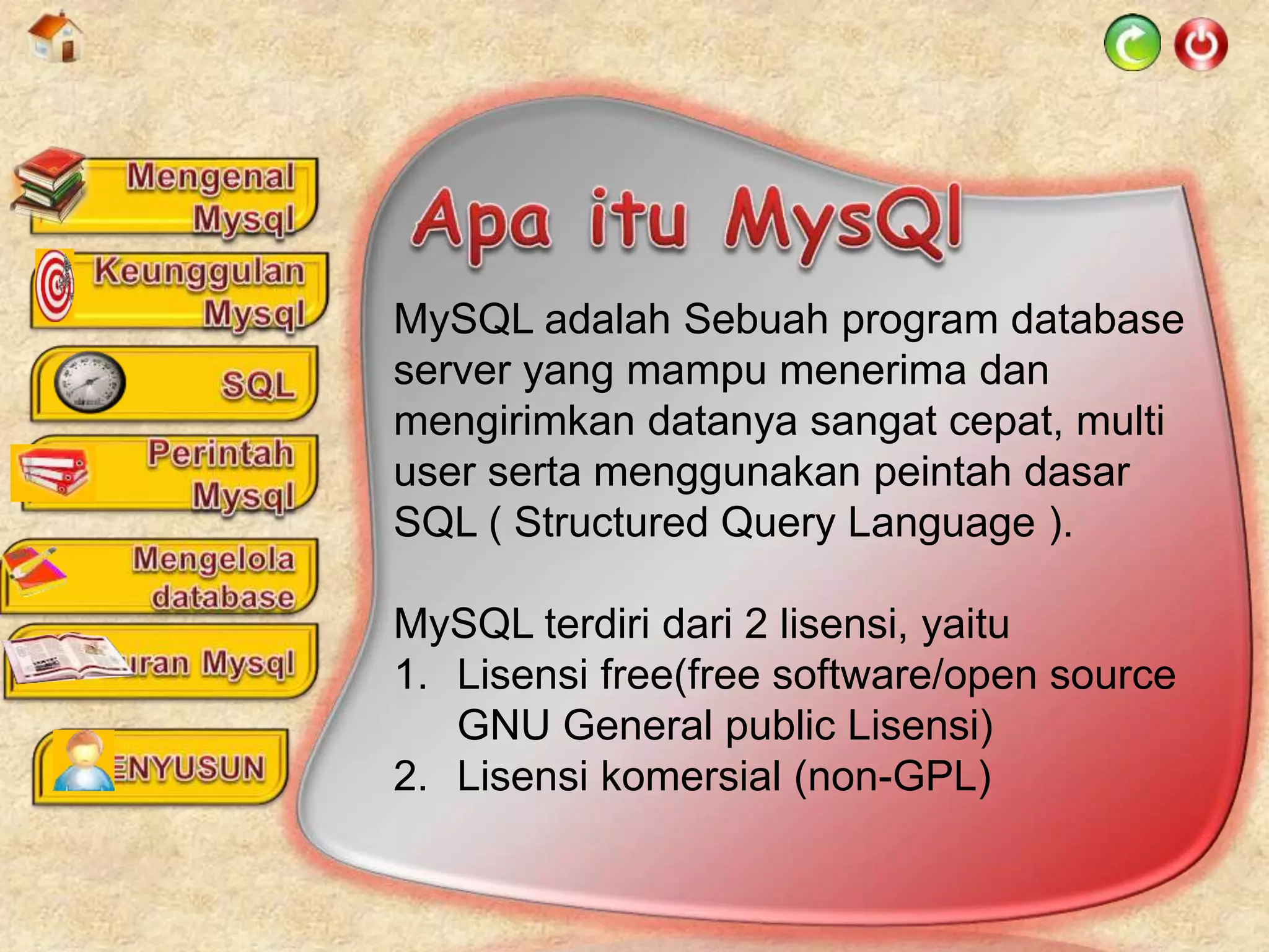 Pengenalan Mysql | PPTX