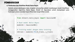 Klasifikasi Data Menggunakan Algoritma Naive Bayes - Eka Nur Alfakhri | PDF