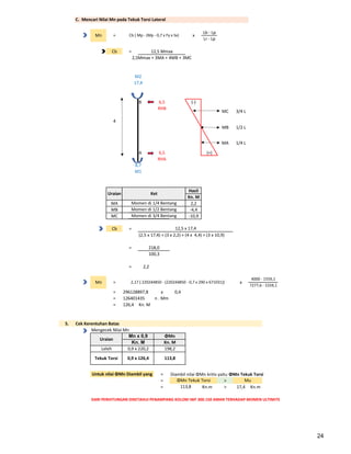Tugas Besar Struktur Baja 2 (Perencanaan Elemen Portal Baja) | PDF