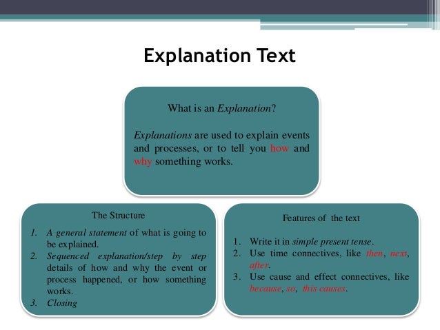 Present Participle, Past Participle, Explanation Text
