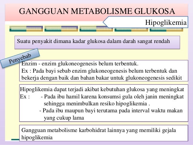 Penyakit Akibat Gangguan Metabolisme Karbohidrat