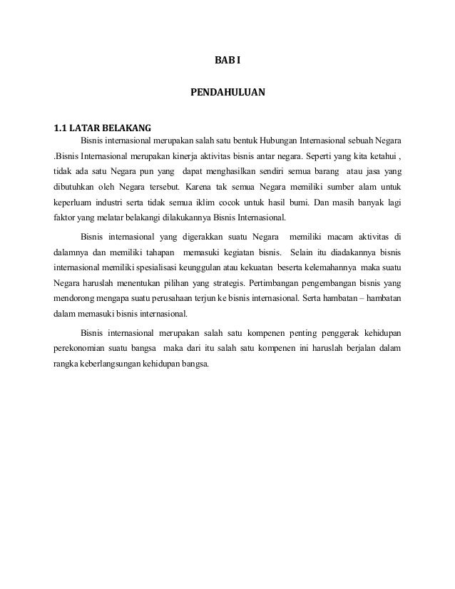 Bisnis Internasional