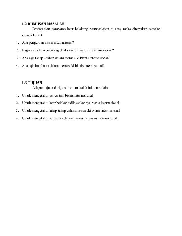 Bisnis Internasional