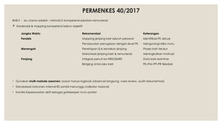 tugas bu atun kel A manajemen layanan pasien dan keperawatan | PPTX