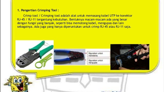 Crimping Tool Adalah Alat Yang Digunakan Untuk Berbagai Alat Crimping Tool Adalah Alat Yang Digunakan Untuk Berbagai Alat