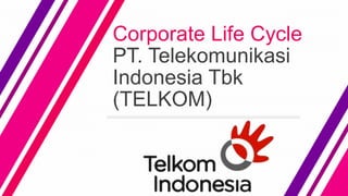 Corporate Life Cycle
PT. Telekomunikasi
Indonesia Tbk
(TELKOM)
 