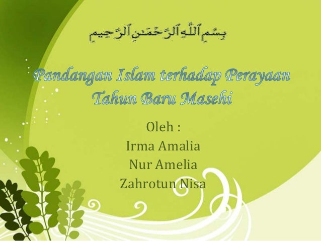 Bagaimana Hukum Merayakan Tahun Baru Masehi