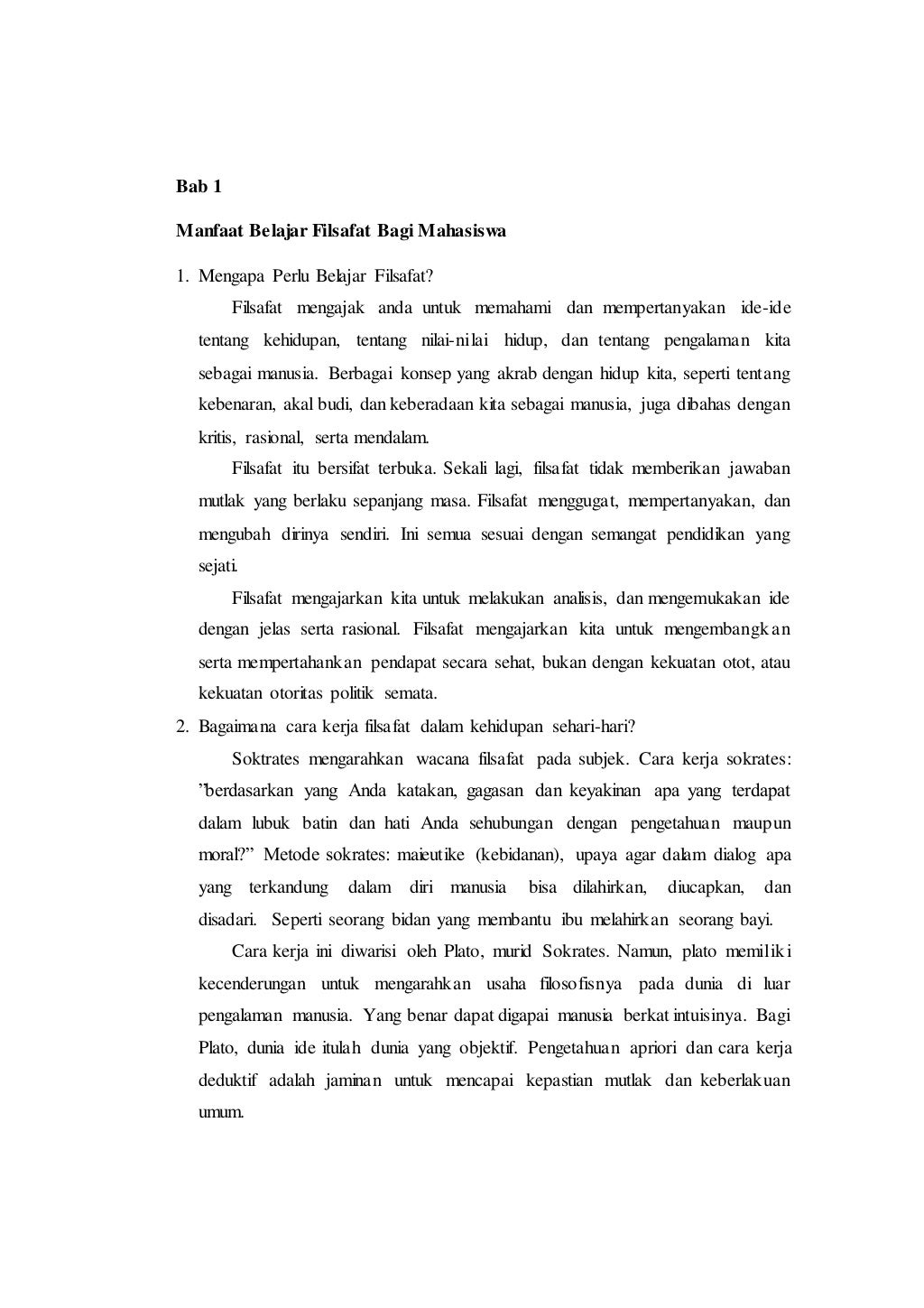 Tugas Kumpulan Soal Filsafat Ilmu Dr. Sigit Sardjono, M.Ec. Tugas Kumpulan Soal Filsafat Ilmu Dr. Sigit Sardjono, M.Ec.
