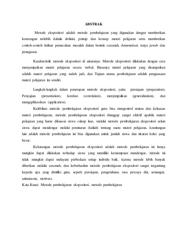 Pertanyaan Tentang Strategi Pembelajaran Ekspositori Pertanyaan Tentang Strategi Pembelajaran Ekspositori