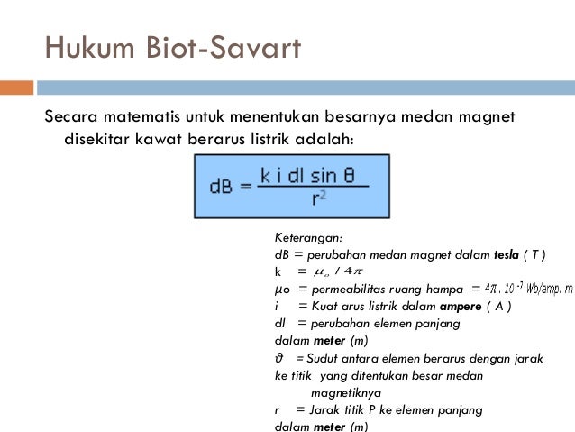  Induksi  Medan  Magnet 