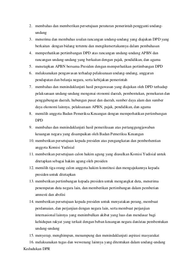 Tugas,fungsi dan kedudukan dari mpr,dpr,dpd,presiden,bpk