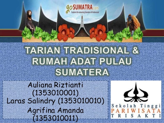 Rumah Adat Tarian Tradisional Pulau Sumatera