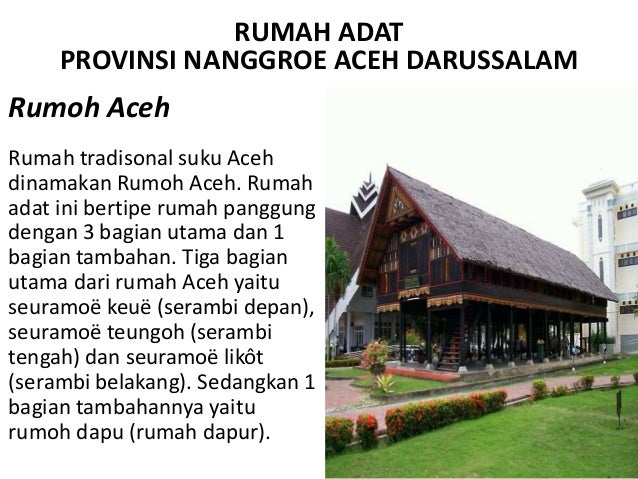 Rumah Adat & Tarian Tradisional Pulau Sumatera