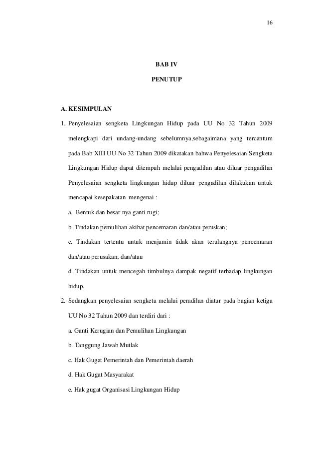 Tugas Hukum Lingkungan