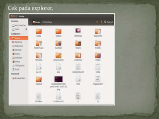 Cek pada explorer. 
 