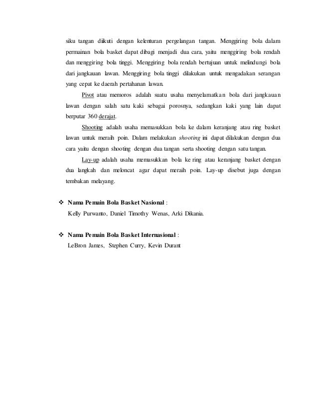 Permainan Bola Voli Basket Sepak Bola