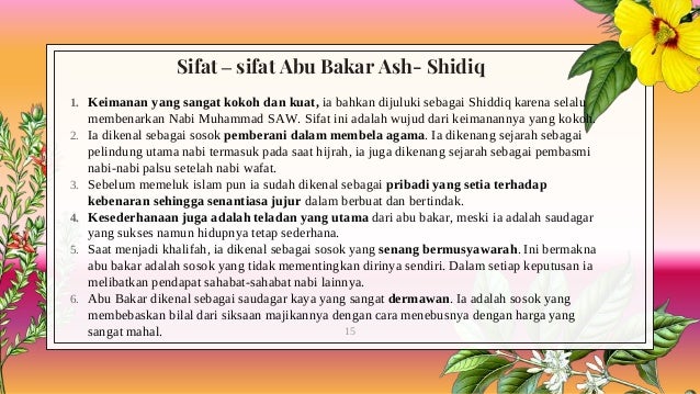 Biografi Abu Bakar Ash Shidiq Tugas Ketahanmalangan Biografi Abu Bakar Ash Shidiq Tugas Ketahanmalangan