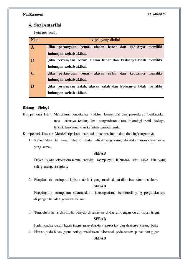 Contoh Soal Benar Salah Sd Terbaru 2019