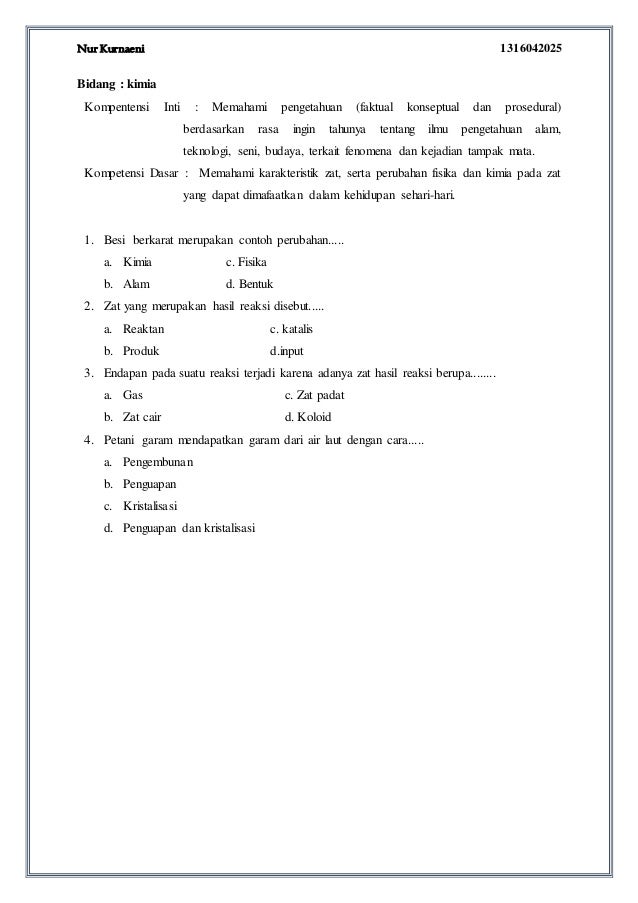 Asessment Pembuatan Soal