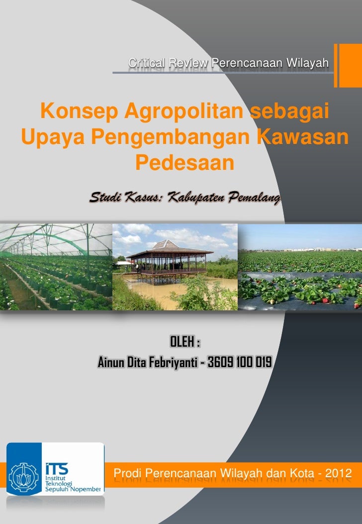 Konsep Agropolitan konsep agropolitan