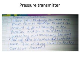 Pressure transmitter
 