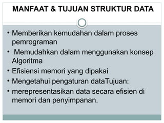 Konsep Struktur Data dan Struktur Dasar dalam Menggunakan Bahasa ...