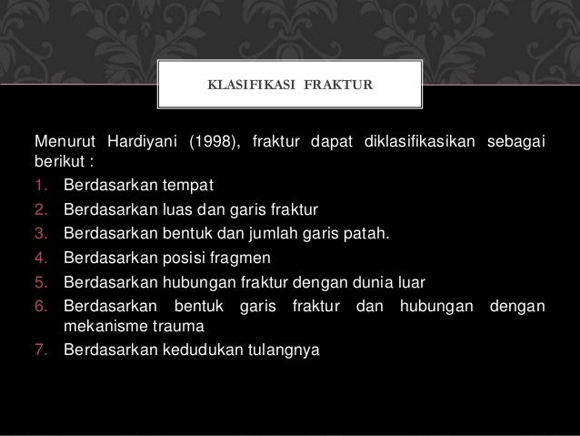 Laporan pendahuluan fraktur femur