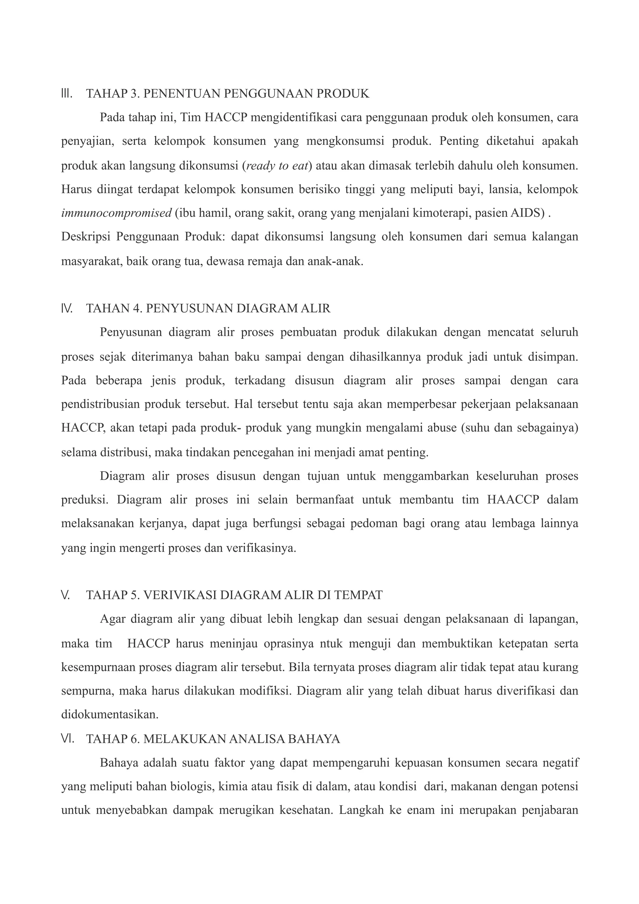 penerapan HACCP | PDF