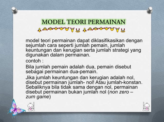 Riset Operasi - Teori Permainan | PPT