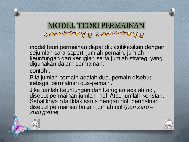 Riset Operasi Teori Permainan Riset Operasi Teori Permainan