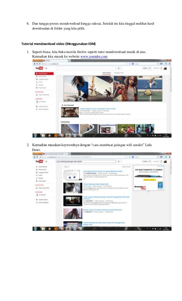 Cara Mendownload Musik, Video, Photo, Animasi, dan File