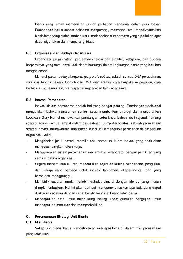 Mengembangkan Strategi dan Rencana Pemasaran
