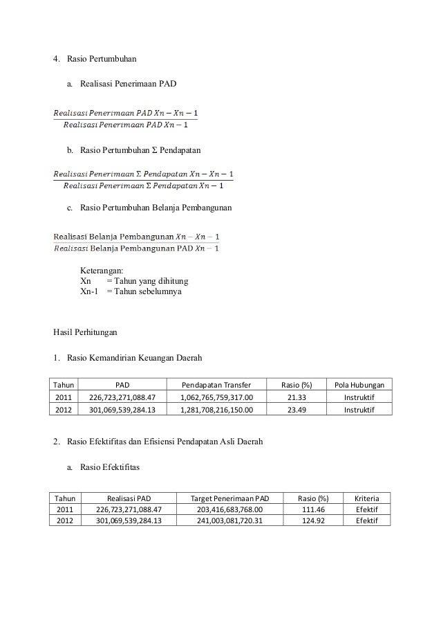 Analisis Laporan Realisasi Apbd Pemerintah Kabupaten Sleman 2011 2012