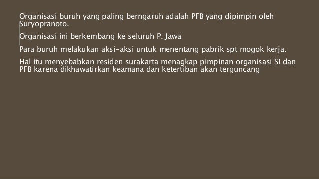 Perjuangan Organisasi Pergerakan Kebangsaan