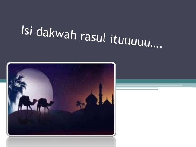 Substansi Dakwah Rasulullah Periode Mekkah