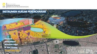 12 OKTOBER 2022
FAKULTAS TEKNIK
PROGRAM MAGISTER
PERENCANAAN WILAYAH DAN KOTA
 