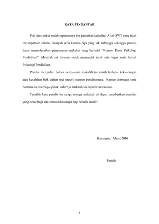 Tugas Kelompok Psikologi Pendidikan