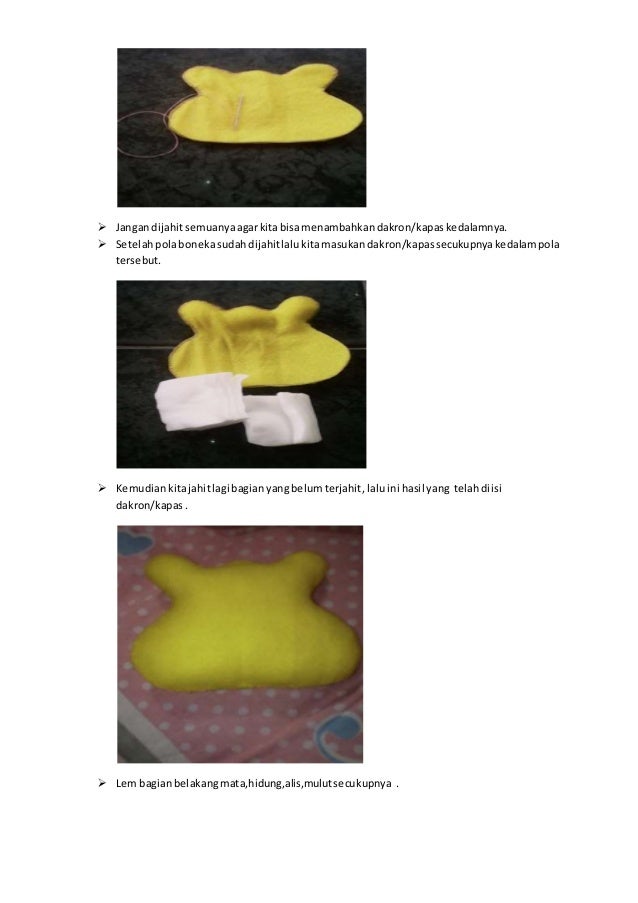 Tugas kerajinan boneka dari kain flanel prakarya dan Tugas kerajinan boneka dari kain flanel prakarya dan