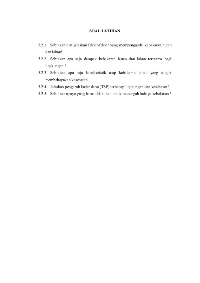 Sebutkan Ciri Dan Sifat Polutan Asia