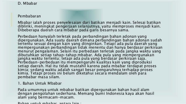 Cara Membuat Batik Tulis