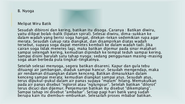 Cara Membuat Batik Tulis