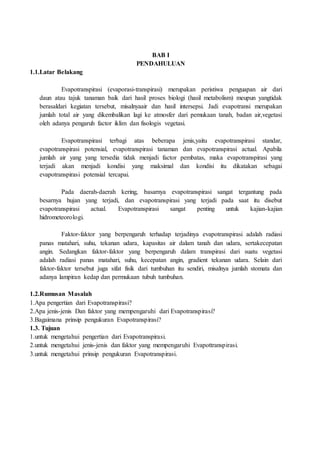 Tugas klimatologi | PDF